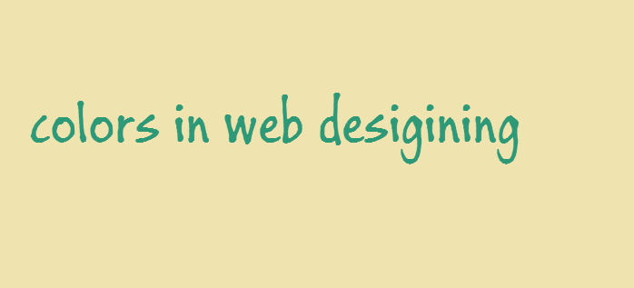 رنگها در طراحی وب